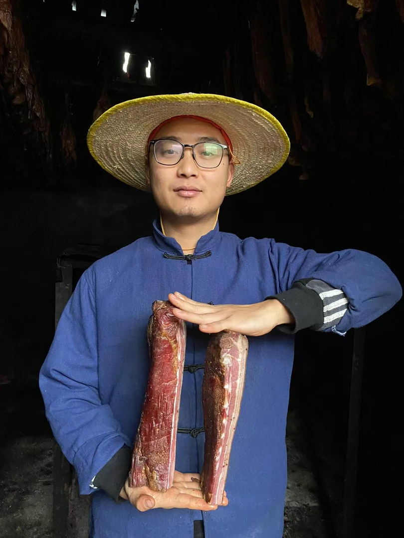 【五花排骨贴骨边角肉】恩施鄂西土家族特产藏香猪带皮五花贴骨瘦肉