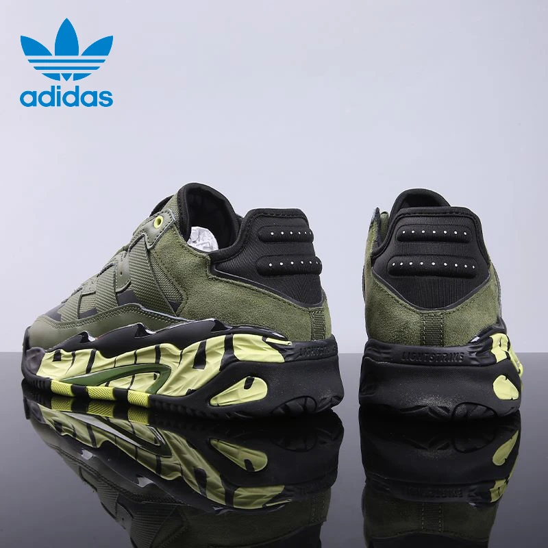 Adidas阿迪达斯三叶草奶包鞋男Niteball休闲鞋耐磨运动鞋FX7645