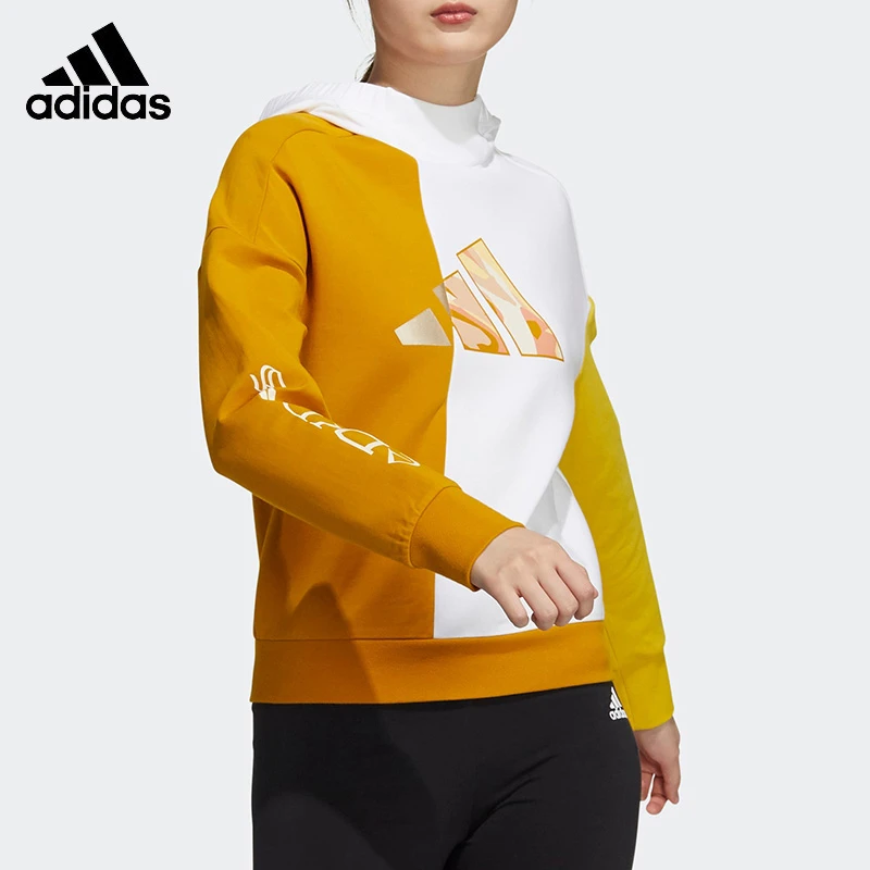 Adidas/阿迪达斯连帽卫衣新款春秋保暖女子运动休闲套头衫H09750