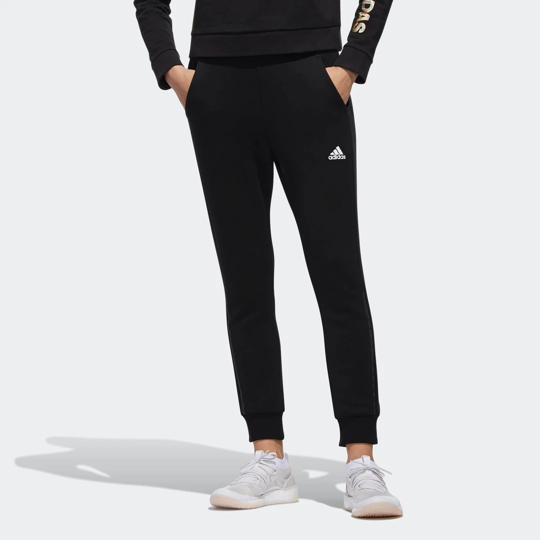 Adidas阿迪达斯户外运动春秋女子休闲裤舒适运动裤DX7190