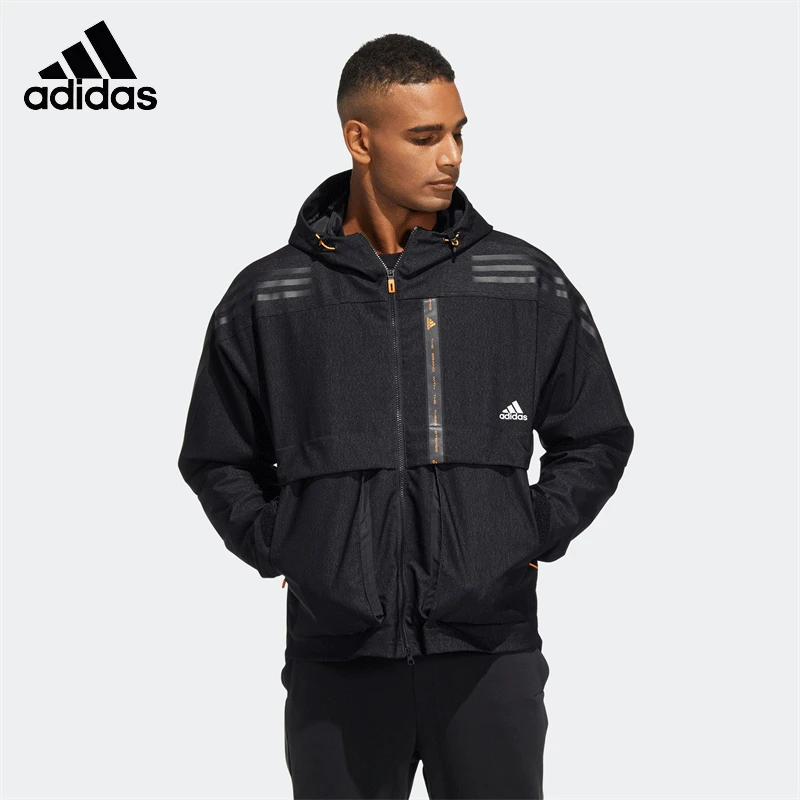 Adidas/阿迪达斯TH DNM WVJK 男子户外运动连帽夹克外套 HE9904