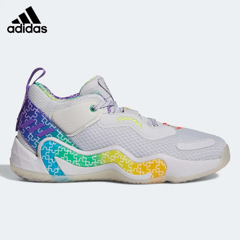 Adidas/阿迪达斯男鞋训练米切尔3代低帮签名版专业篮球鞋GW3645