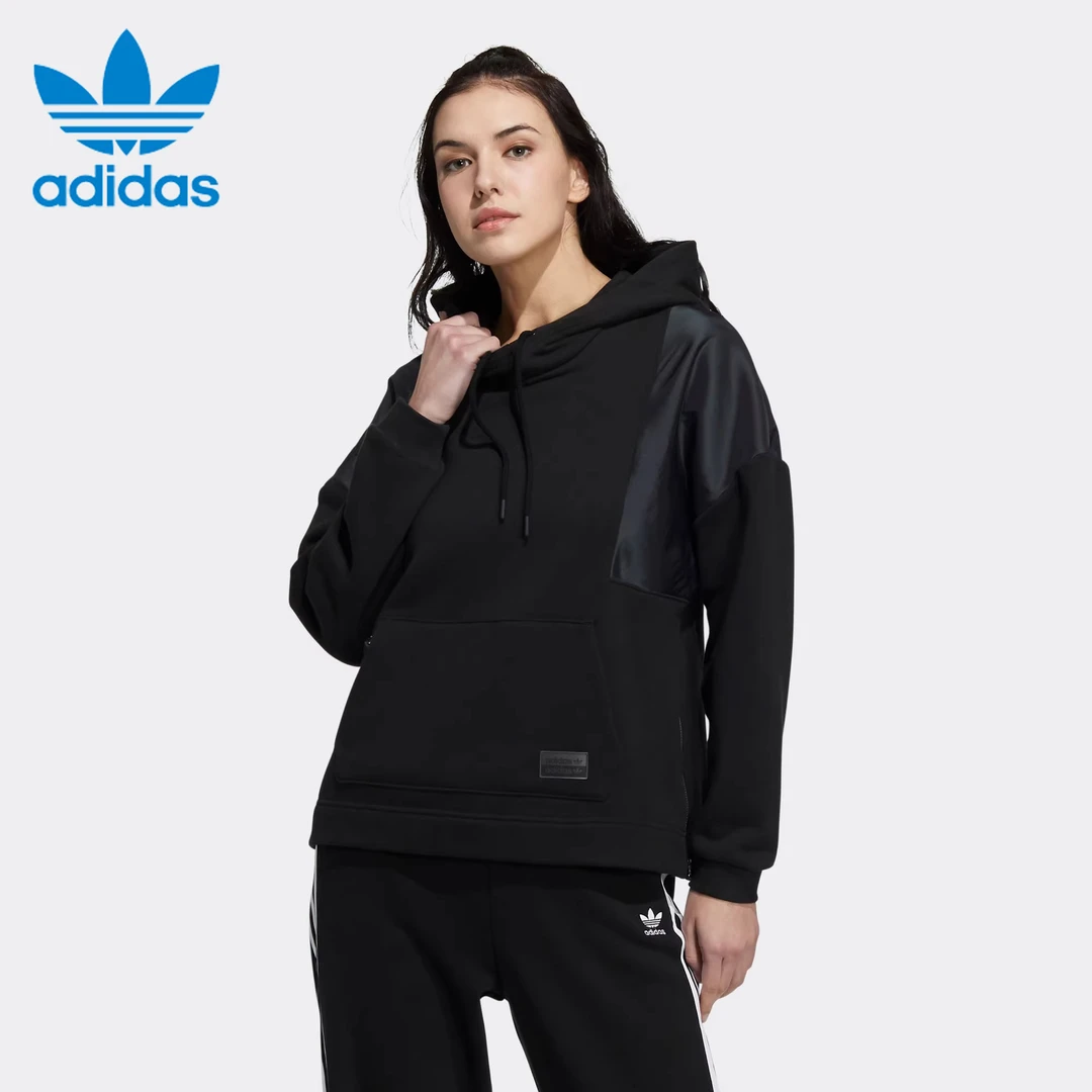 Adidas/阿迪达斯正品三叶草春季女子运动套头卫衣 HA3656