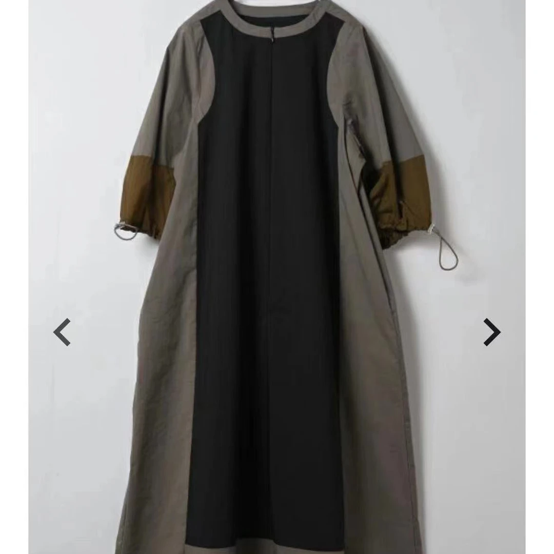 贵货 日系高端拼色连衣裙两色