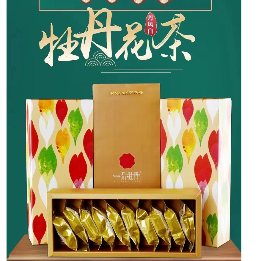 一朵牡丹全花茶 花瓣茶10袋装洛阳特产