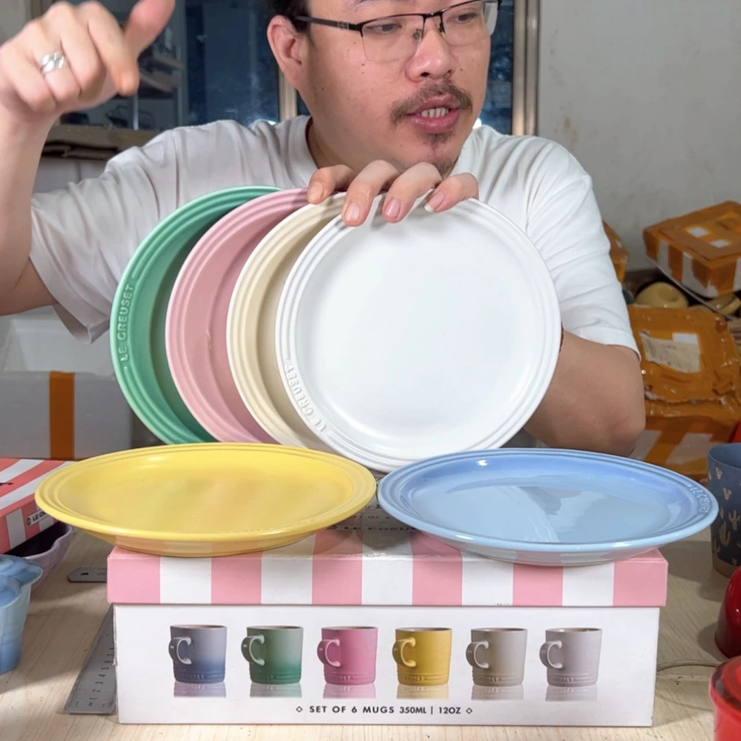 【闪购商品】陶瓷7.5英寸牛排，马卡龙6色