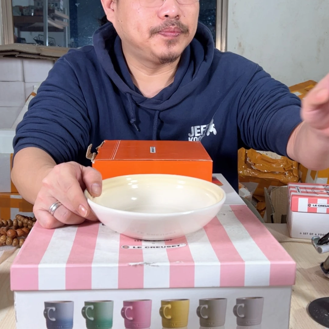 【闪购商品】陶瓷7英寸燕麦碗，米白