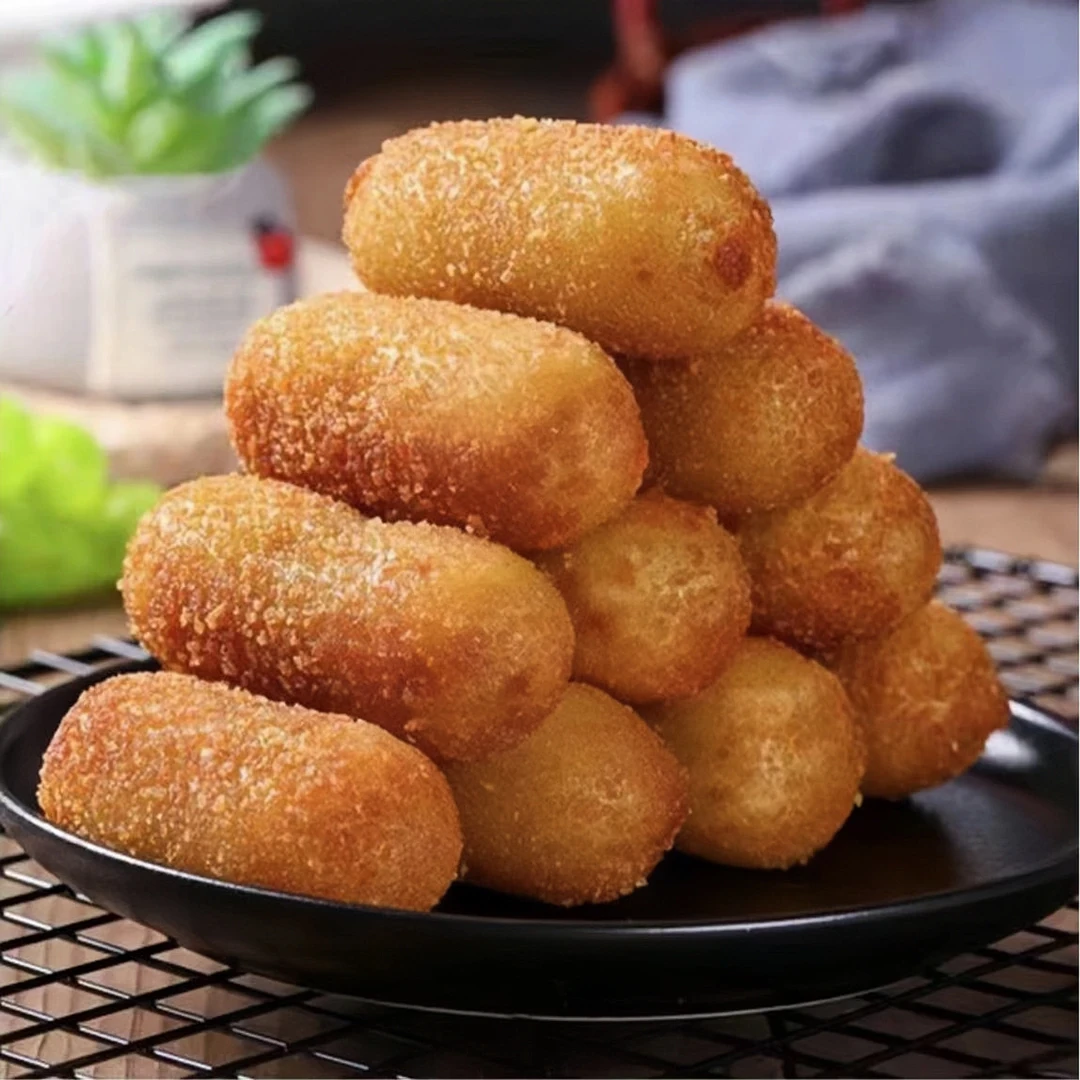 爆浆红糖糍粑流心糯米糍粑条半成品手工制作速食年糕家用年货食品