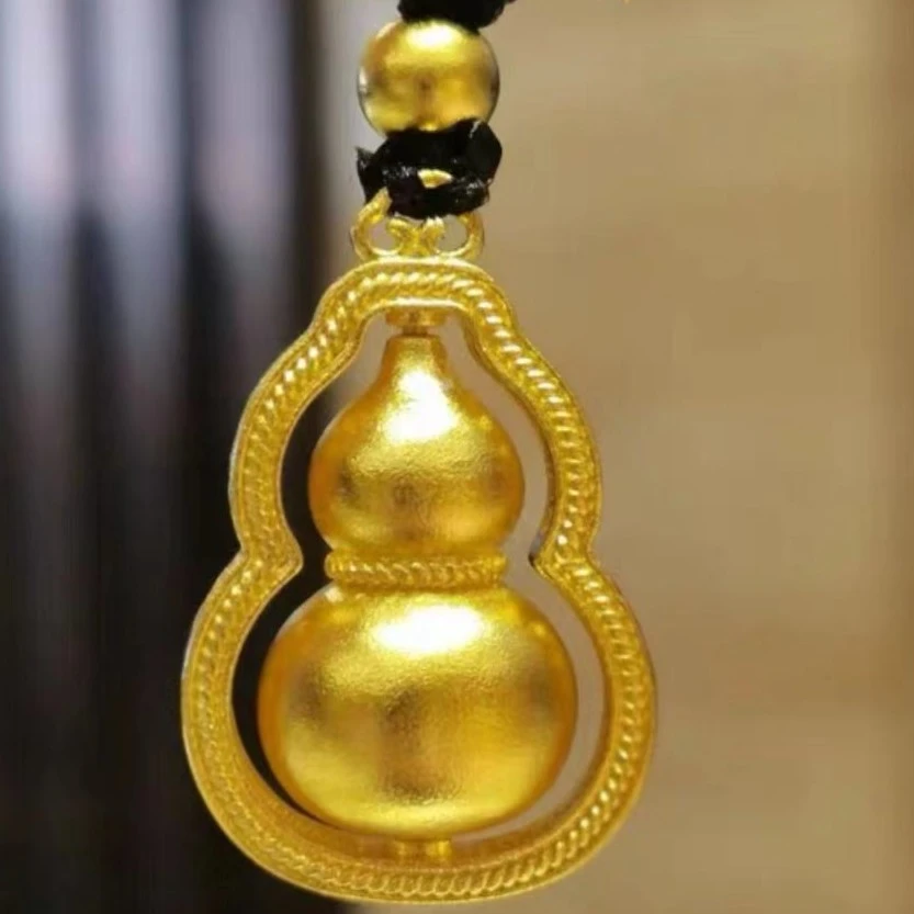足金999 古法葫芦福禄吊坠 （多样性发货只发一个）