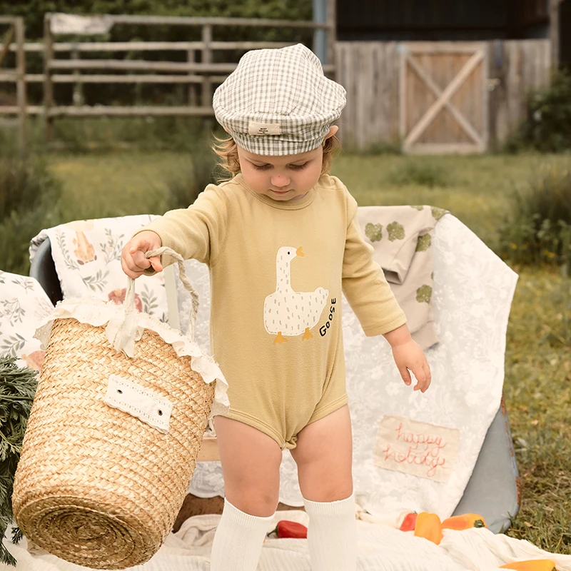 muaqiaqia 北欧风婴儿衣服男女宝宝连体衣秋装哈衣包屁衣4YCH085