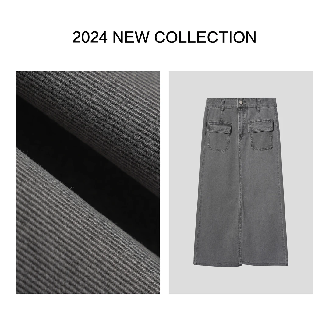 【小依专享】E3F18001B 秋季女士宽松版型半身裙 8001