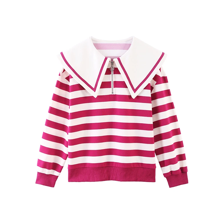 【小依专享】V131017B简约卫衣女韩版宽松上衣-1017