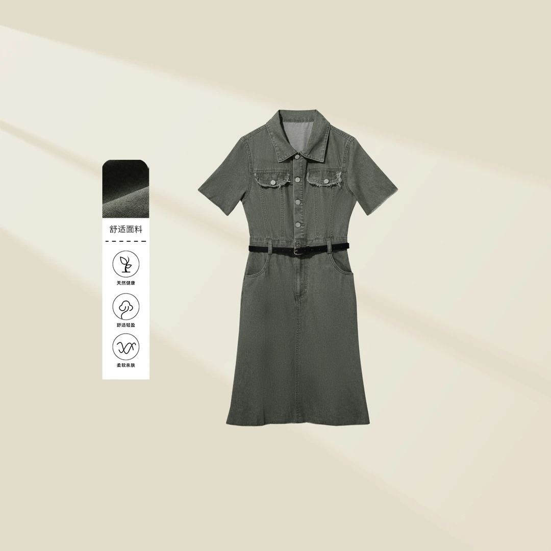 【小依专享】L3336051A女装连衣裙显瘦舒适柔软 6051