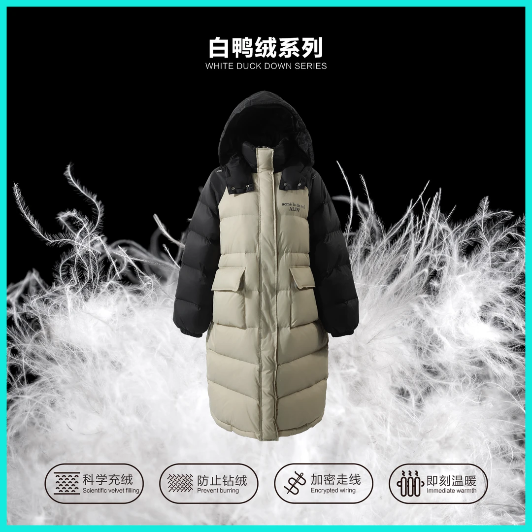 【婷婷专属】 Y1357109L 女士保暖抗风羽绒服