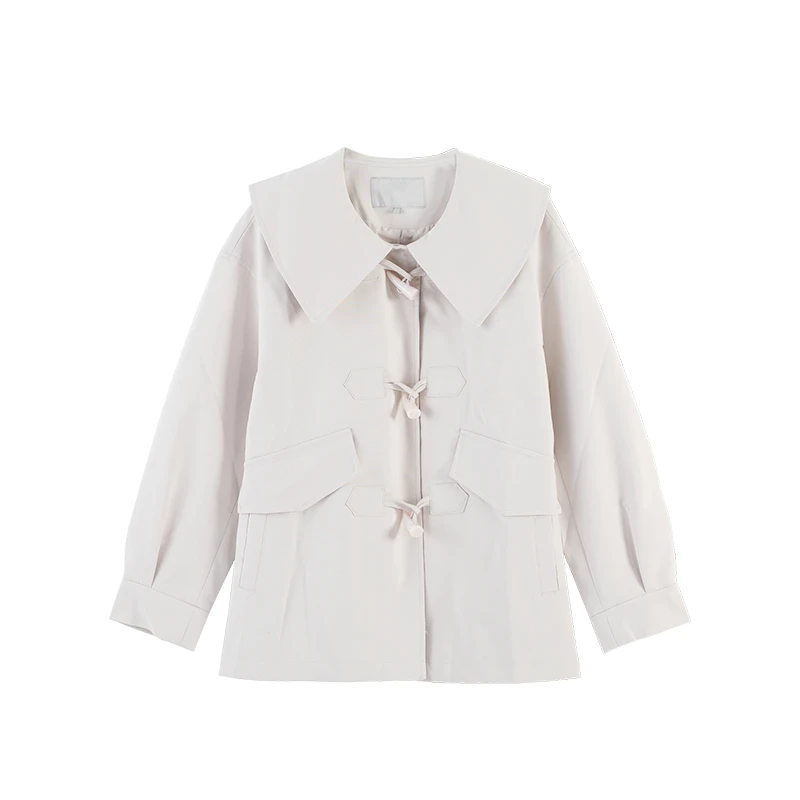 【小依专享】F331706B法式时尚风衣女-1706