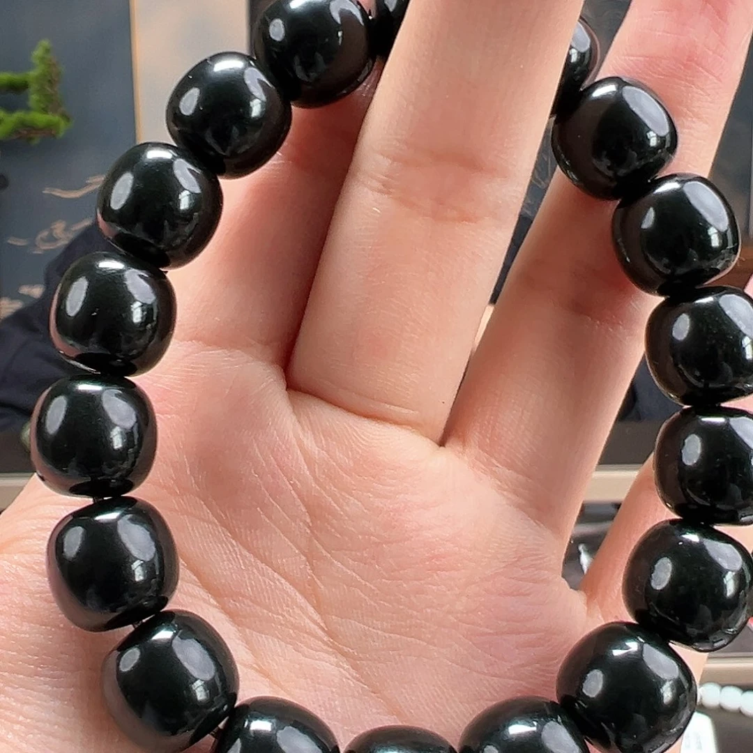 和田玉和田玉未镶嵌黑青卡12