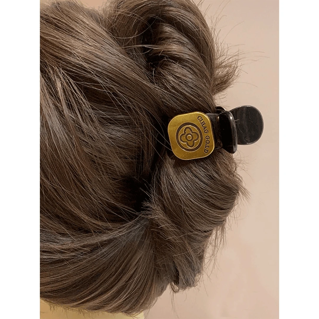 高级感鲨鱼夹子复古盘发抓夹网红后脑勺秋冬发夹高马尾发卡发饰新