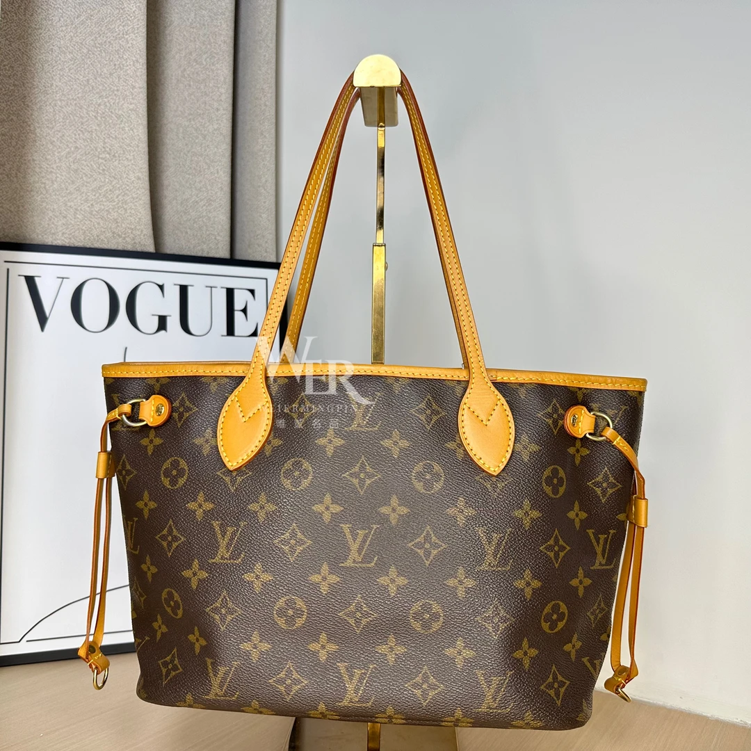 99新 LouisVuitton/路易威登 lv小号neverfull 购物袋/单肩手提包