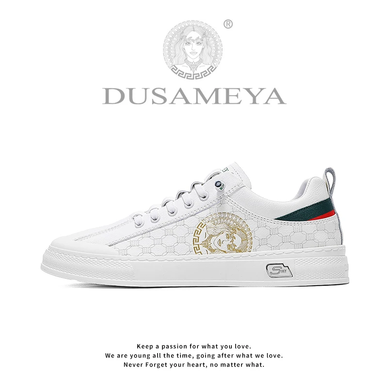 DUSAMEYA/杜莎米娅2025秋冬休闲板鞋男轻奢时尚百搭运动秋季潮鞋