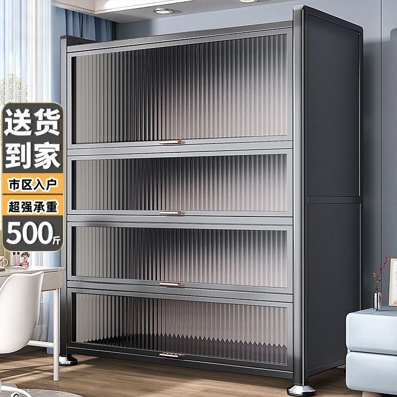 多功能厨房收纳置物柜多层落地锅具置物架家用储物柜微波炉置物架