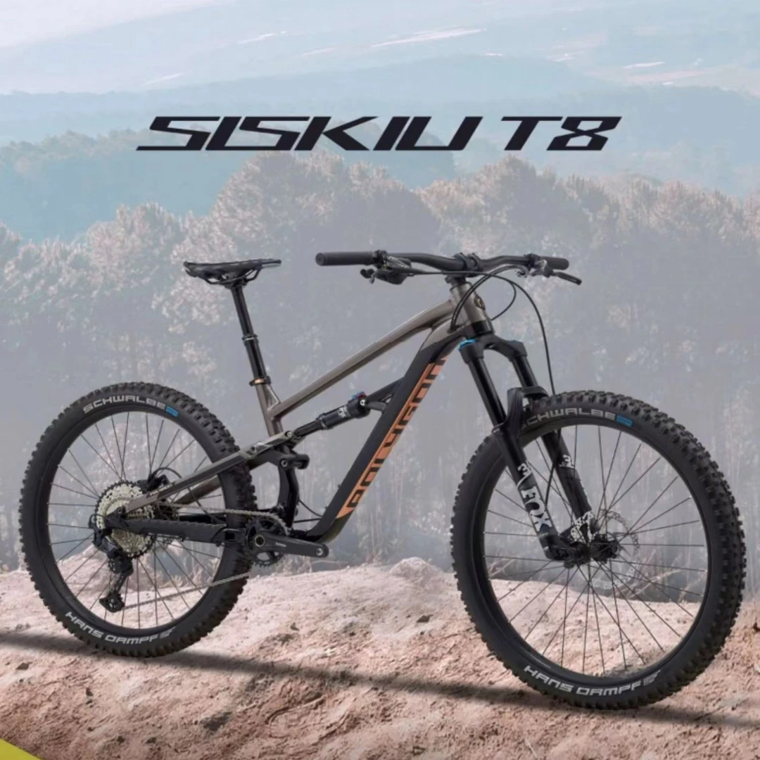 POLYGON T8进口软尾山地车AM速降Enduro全地形山地车碟刹车架前叉