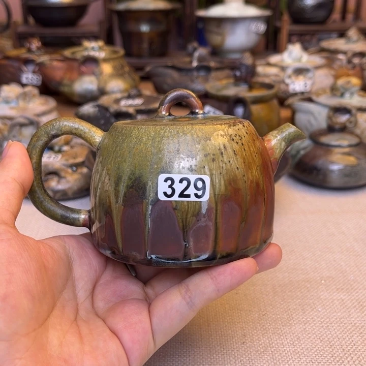 壶裸柴烧陶瓷茶具
