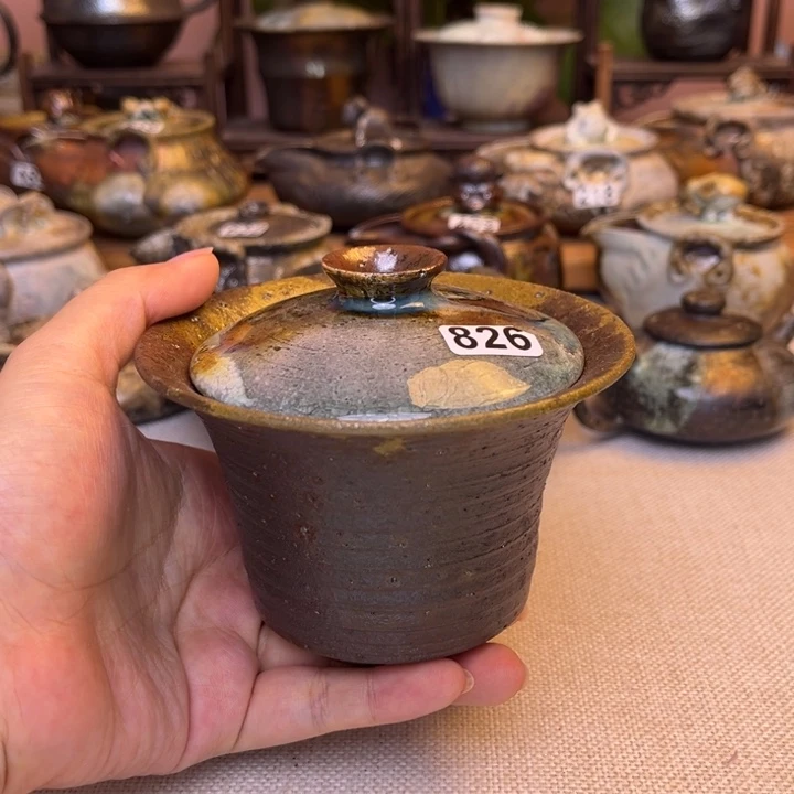 壶裸柴烧陶瓷茶具