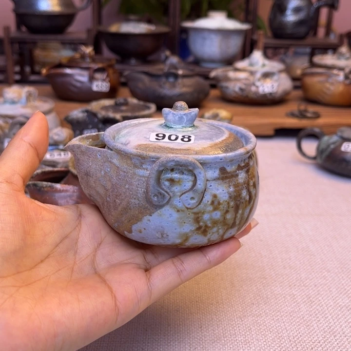 壶裸柴烧陶瓷茶具