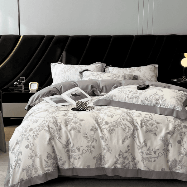 【玛雅】高级感100S新疆纯棉长绒棉美式意式轻奢磨毛四件套加厚保暖