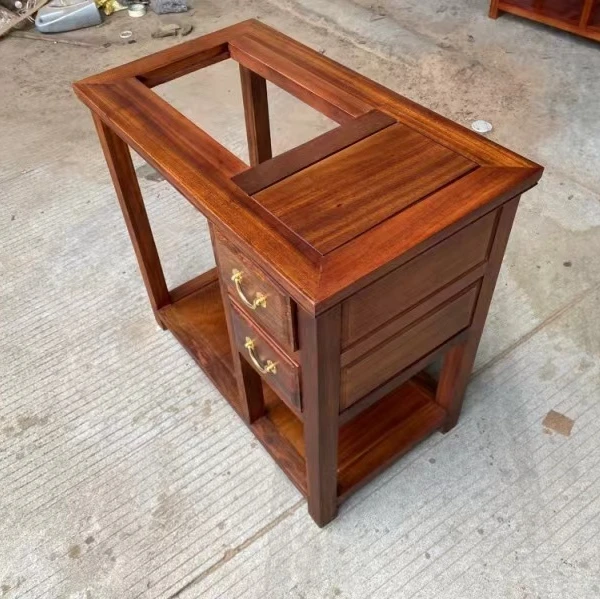 小叶菠萝格茶水柜烧水柜