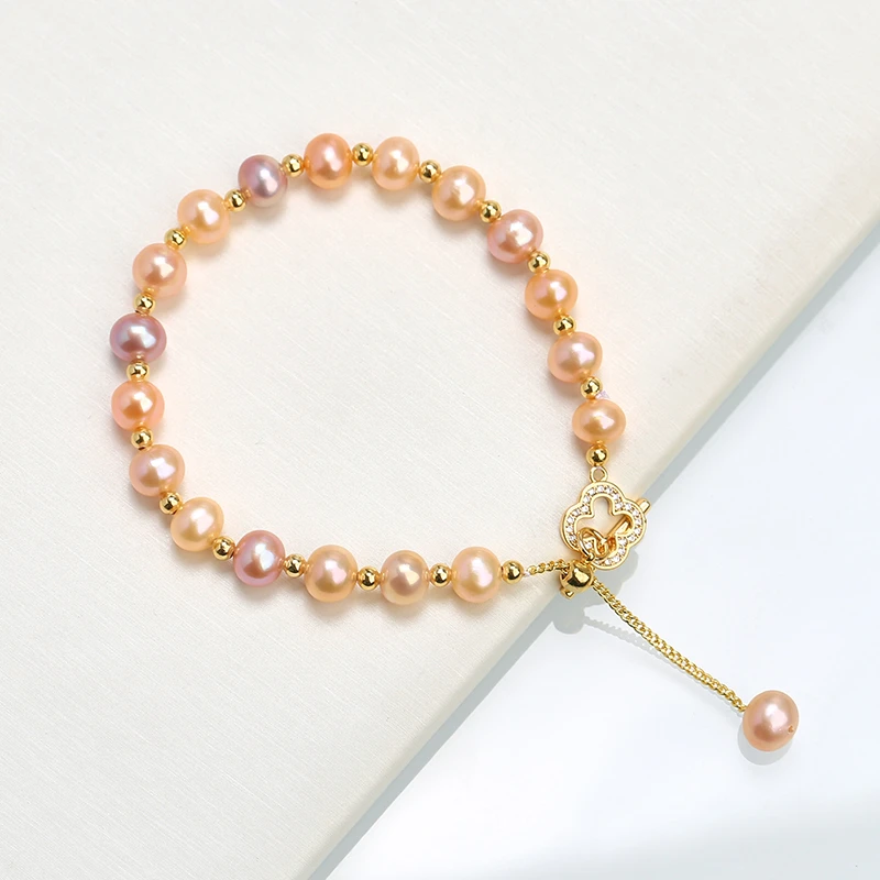 合金手链 【超哥专属】奥利维拉混彩四叶草手链 C1-5245