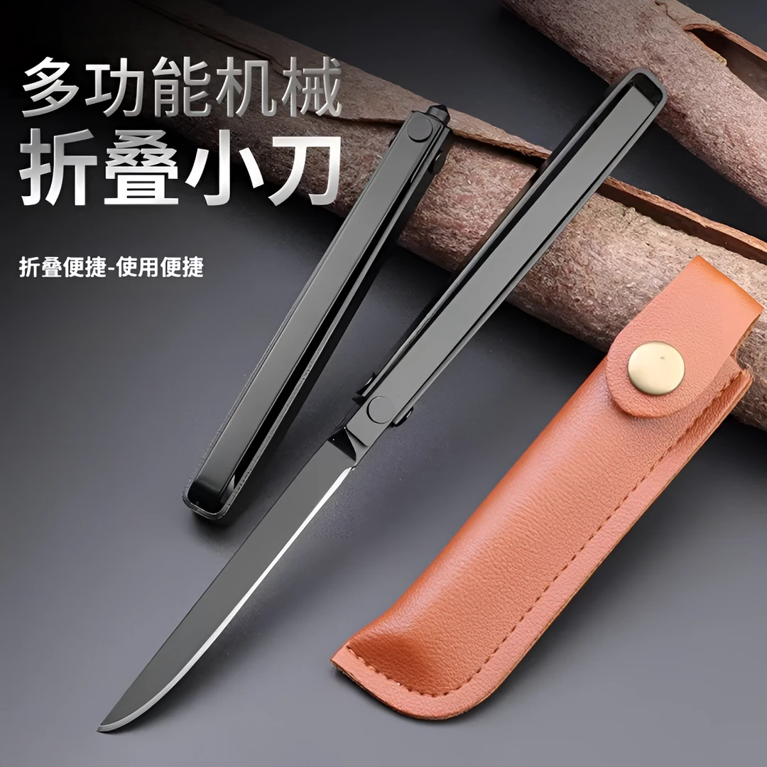 锋利折叠刀M390蝴蝶刀破窗神器削皮刀水果刀菜刀烧烤锋利刀厨房