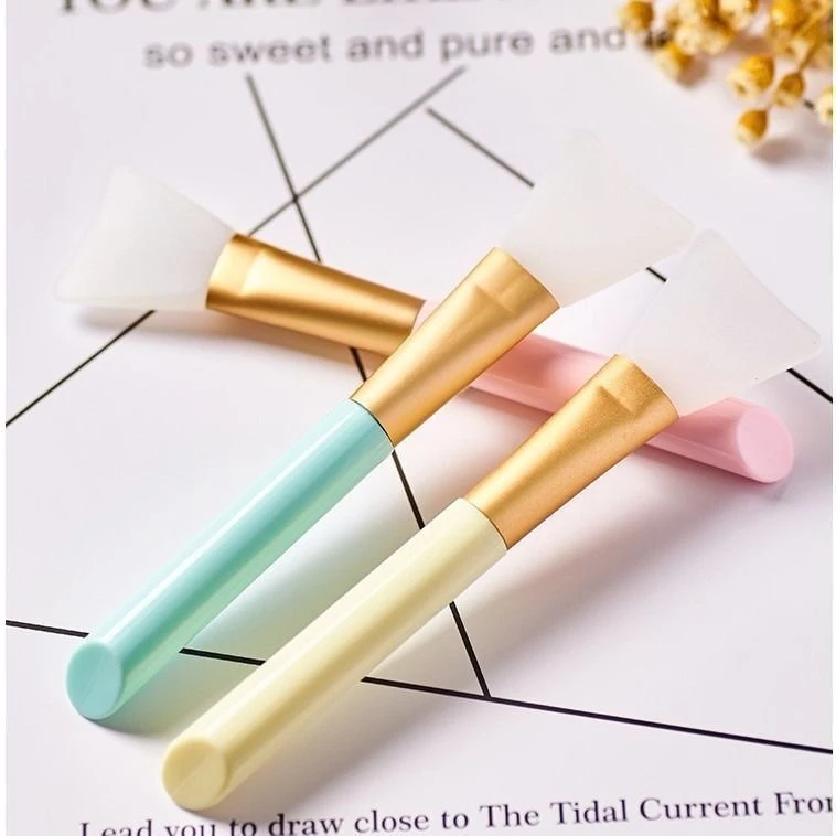 小红书推荐硅胶涂面膜刷子软头调膜DIY自制涂抹面膜美容工具用品