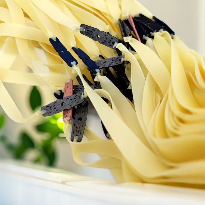 弹弓扁皮筋素色大拉皮耐用强力1.0mm1.2mm1.5mm加厚免绑防冻皮筋