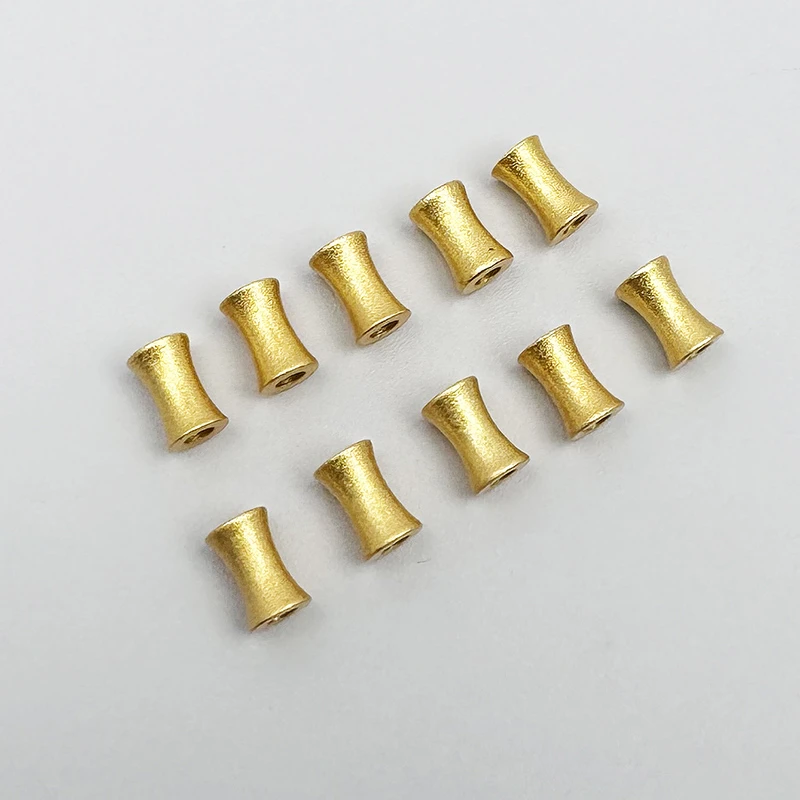 DIY饰品铜配件古法金竹子手链串珠项链手工古风发簪配件间隔珠