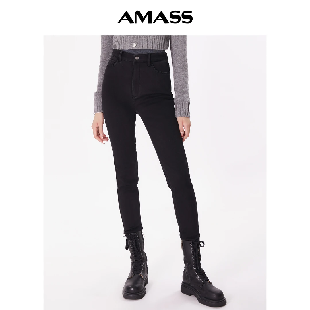AMASS/阿玛施 经典时尚显瘦百搭高腰小脚裤5100043