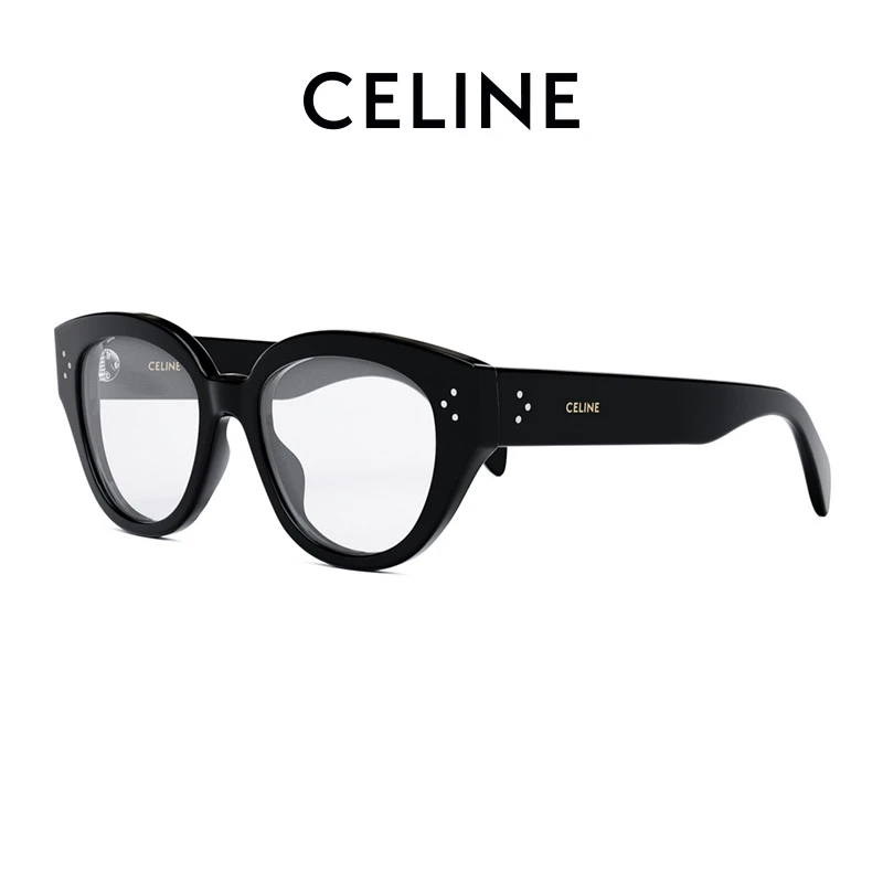 Celine/思琳眼镜框女新款时尚板材CL50132l圆形全框近视镜架