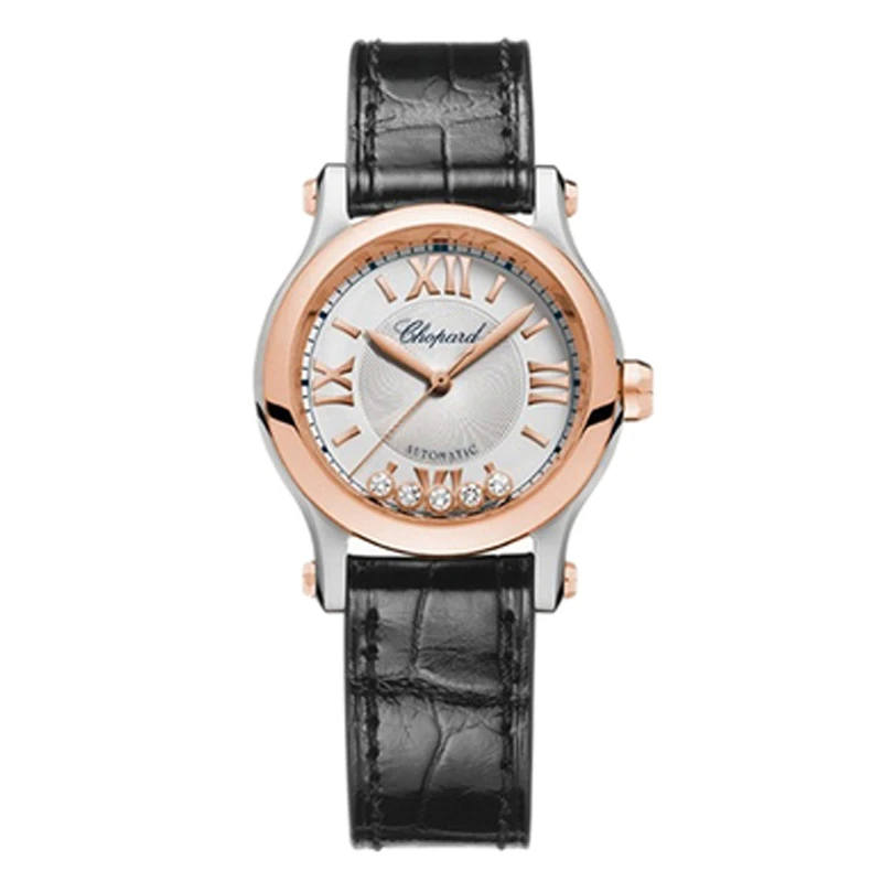 95新 Chopard/萧邦 快乐钻女表/30毫米278573-6001/