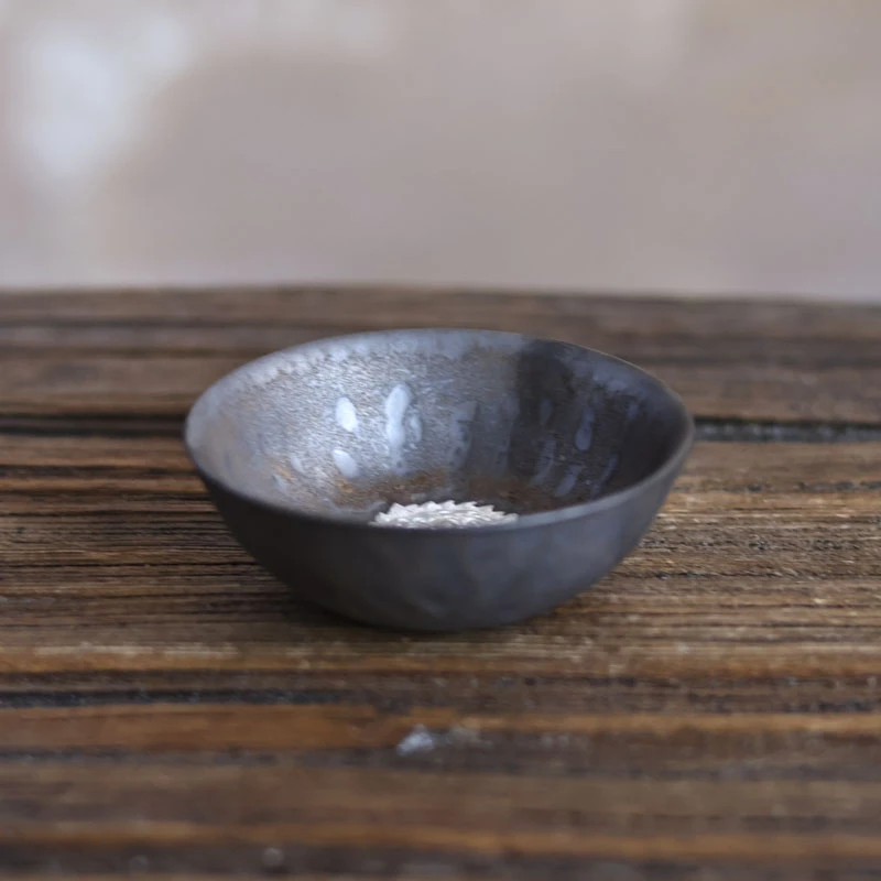 【本朴造物】鎏金普洱杯金元宝狮子（灰念0035）