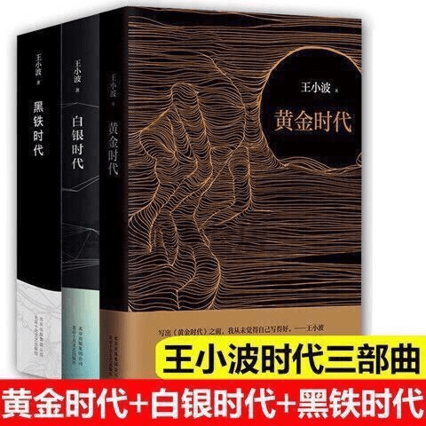 王小波三部曲 黄金时代+白银时代+黑铁时代全套共3册写作杂文集