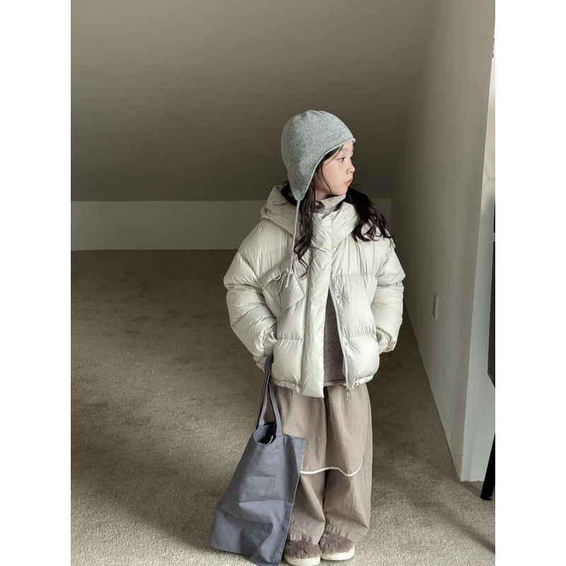 2024杜邦三防冬季连帽短款羽绒服外套7529