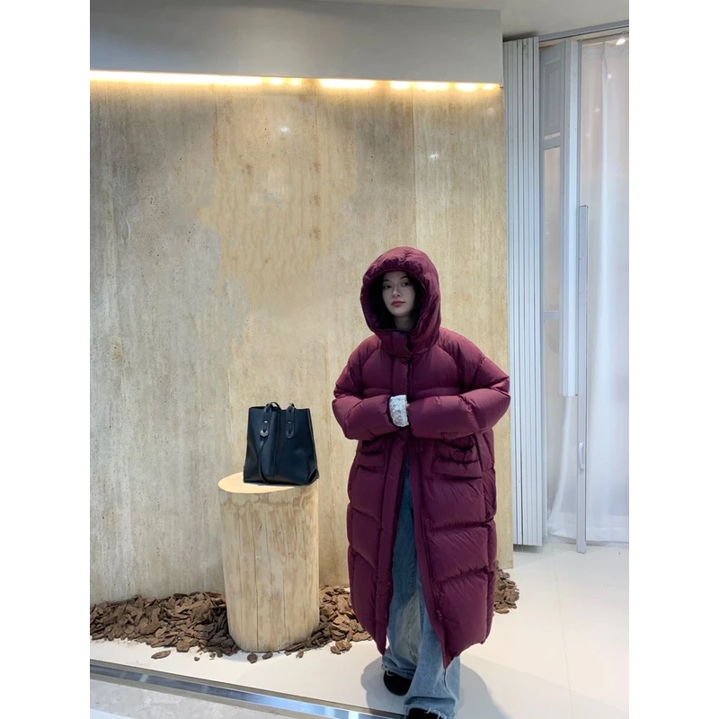 N【深冬fell】长款加厚时尚休闲90绒羽绒服-7410 -M码301克