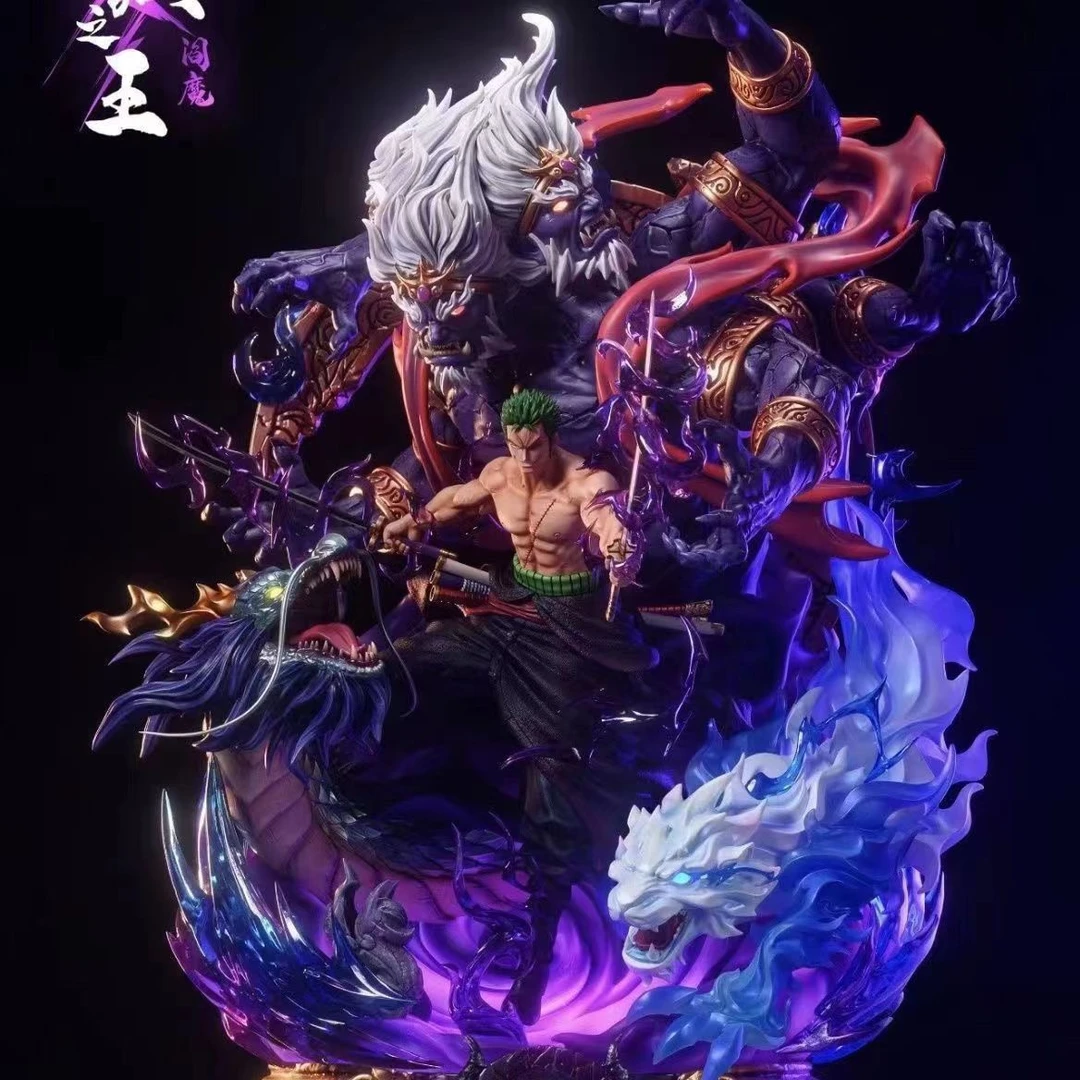 海贼王地狱之王索隆模玩摆件手办路飞海贼王生日礼物阿修罗送男友