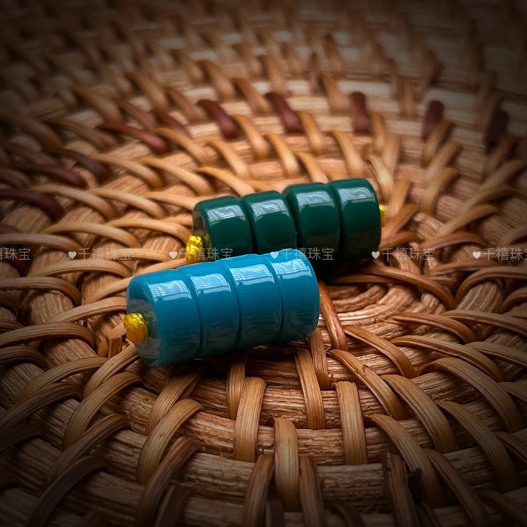 【千禧】精品复古高瓷玉化8x4mm隔片【科技增瓷提色】手工配饰饰品