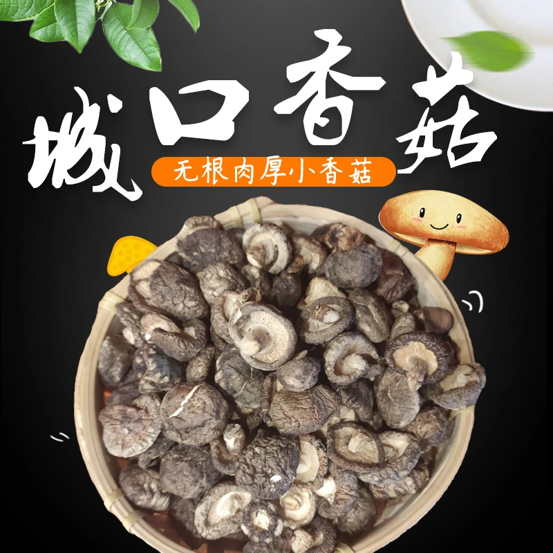 重庆城口干香菇农家椴木香味足肉厚干蘑菇花菇系列250g