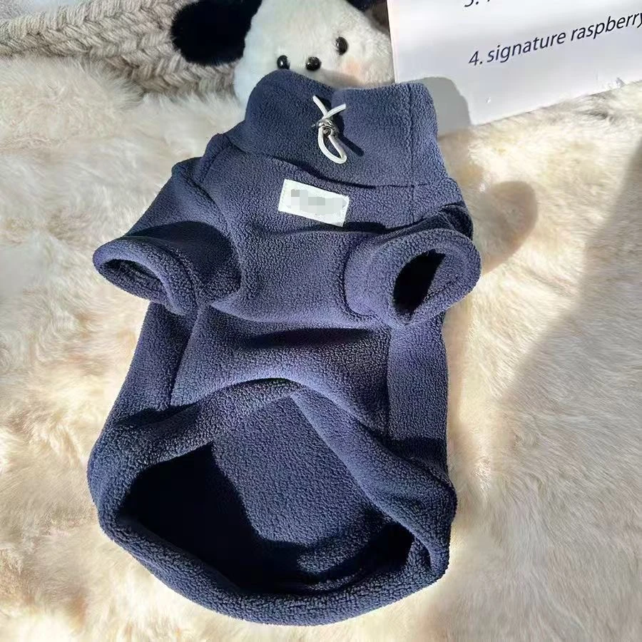 秋冬款新款粒绒保暖层秋冬宠物打底卫衣服猫约克夏比熊小型犬衣服