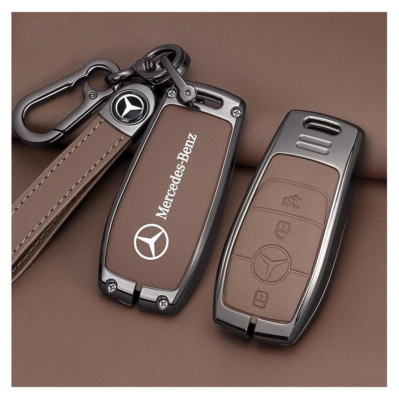 专用于奔驰迈巴赫S级S450 S480 GLS480 真皮汽车钥匙包保护套壳