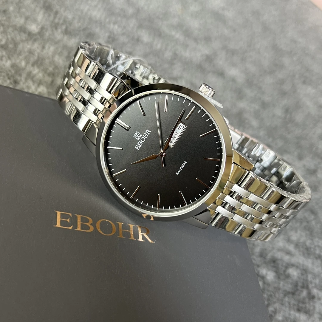 未使用 EBOHR/依波 亚虎/依波/石英男表