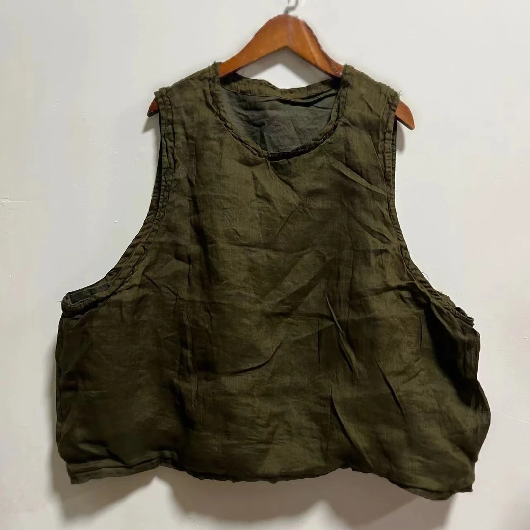 【小七专属】原创苎麻背心23328