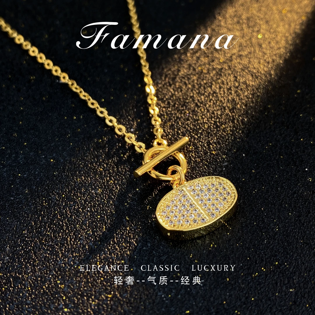 法订★【猪鼻子】Limited SeriesOT扣项链 MH0764